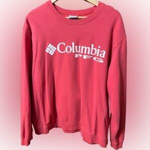 Columbia PFG Coral Crewneck Fleece Sweatshirt Size XL